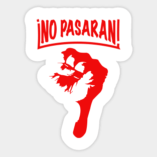 No Pasaran! Sticker